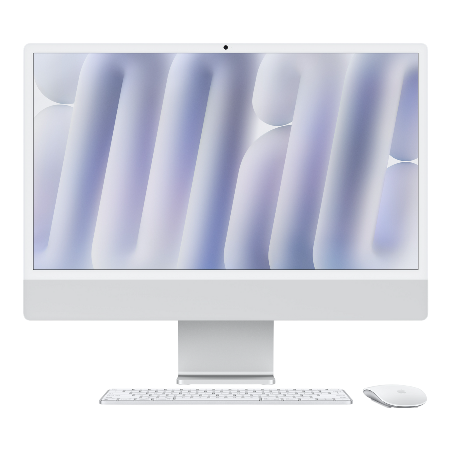 iMac (All In One) 24-inch (2024) MWUV3 - M4 chip 10-Core CPU 10-Core GPU 16GB Unified Memory 512GB SSD Storage Silver