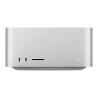 Apple Mac Studio - front view with USB-C ports and SD card slot