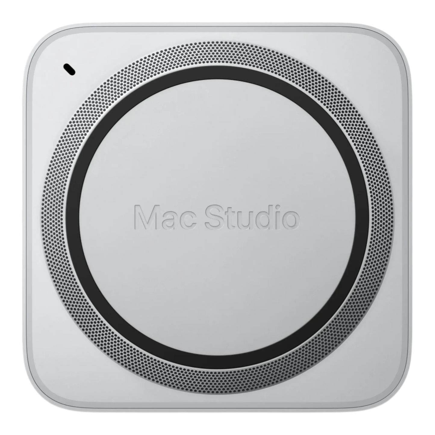 Apple Mac Studio - bottom view with ventilation and rubber feet