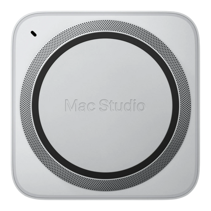 Apple Mac Studio - bottom view with ventilation and rubber feet