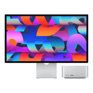 Apple Mac Studio with external display for creative professionals
