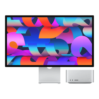 Apple Mac Studio with external display for creative professionals
