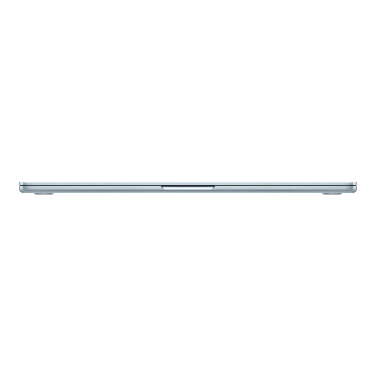 Sleek silver MacBook Air M5, 15-inch model, viewed from the side against a black background.
