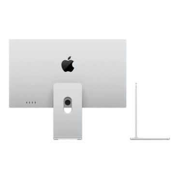 Apple Studio Display XDR with tilt and height-adjustable stand, shown from the back.