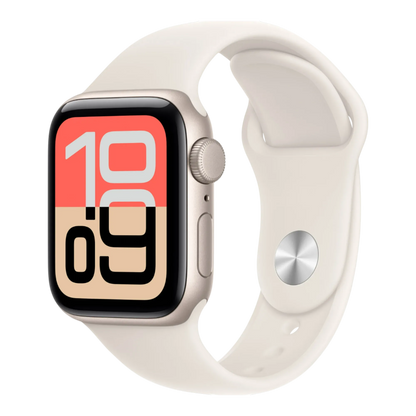 Apple Watch SE 3 GPS, 40mm Starlight Aluminum Case with Starlight Sport Band - S/M 45676e-4.myshopify.com Apple Apple Watch SE 3 GPS, 40mm Starlight Aluminum Case with Starlight Sport Band - S/M 45676e-4.myshopify.com Apple