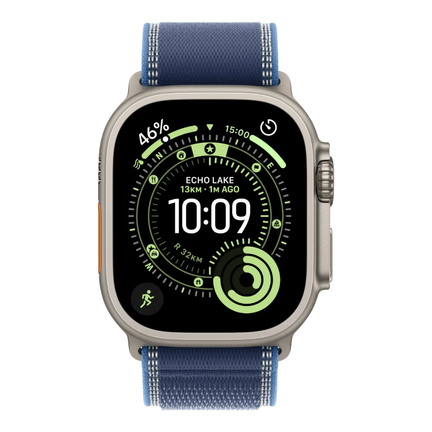 Apple Watch Ultra 3 GPS + Cellular, 49mm Natural Titanium Case with Blue/Bright Blue Trail Loop - M/L 45676e-4.myshopify.com Apple Apple Watch Ultra 3 GPS + Cellular, 49mm Natural Titanium Case with Blue/Bright Blue Trail Loop - M/L 45676e-4.myshopify.com Apple