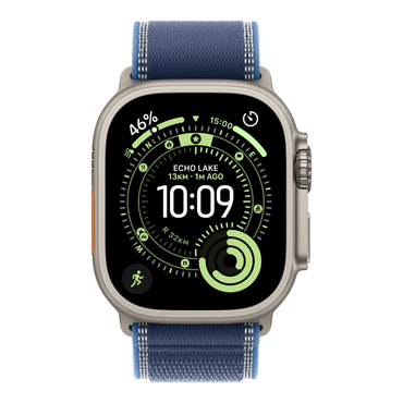 Apple Watch Ultra 3 GPS + Cellular, 49mm Natural Titanium Case with Blue/Bright Blue Trail Loop - M/L 45676e-4.myshopify.com Apple Apple Watch Ultra 3 GPS + Cellular, 49mm Natural Titanium Case with Blue/Bright Blue Trail Loop - M/L 45676e-4.myshopify.com Apple