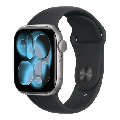 Apple Watch Series 11 GPS, 42mm Space Gray Aluminum Case with Black Sport Band - M/L 45676e-4.myshopify.com Apple Apple Watch Series 11 GPS, 42mm Space Gray Aluminum Case with Black Sport Band - M/L 45676e-4.myshopify.com Apple
