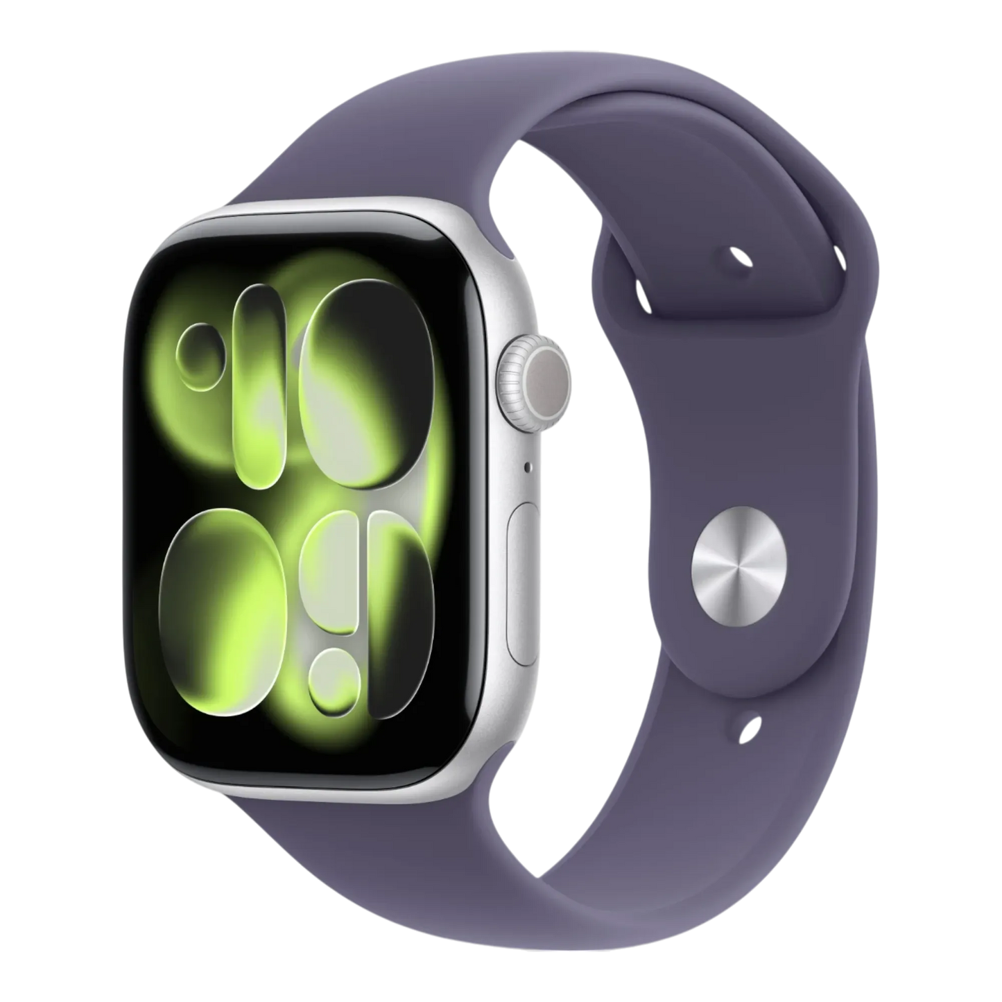 Apple Watch Series 11 GPS, 46mm Silver Aluminum Case with  Purple Fog Sport Band - M/L 45676e-4.myshopify.com Apple Apple Watch Series 11 GPS, 46mm Silver Aluminum Case with  Purple Fog Sport Band - M/L 45676e-4.myshopify.com Apple