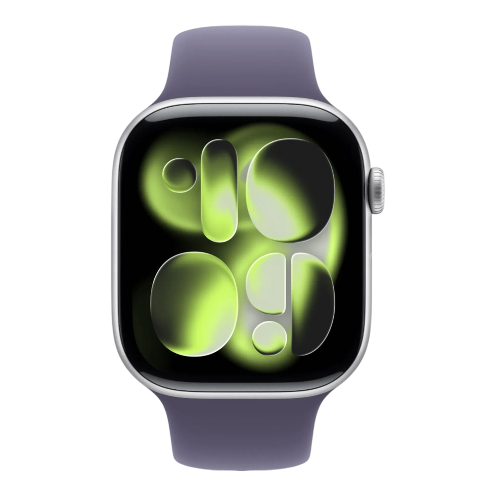Apple Watch Series 11 GPS, 46mm Silver Aluminum Case with  Purple Fog Sport Band - S/M 45676e-4.myshopify.com Apple Apple Watch Series 11 GPS, 46mm Silver Aluminum Case with  Purple Fog Sport Band - S/M 45676e-4.myshopify.com Apple