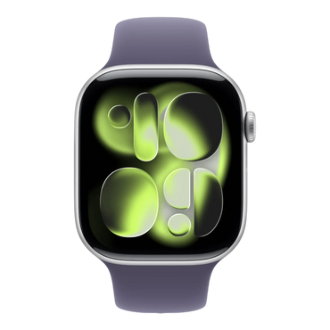 Apple Watch Series 11 GPS, 46mm Silver Aluminum Case with  Purple Fog Sport Band - S/M 45676e-4.myshopify.com Apple Apple Watch Series 11 GPS, 46mm Silver Aluminum Case with  Purple Fog Sport Band - S/M 45676e-4.myshopify.com Apple