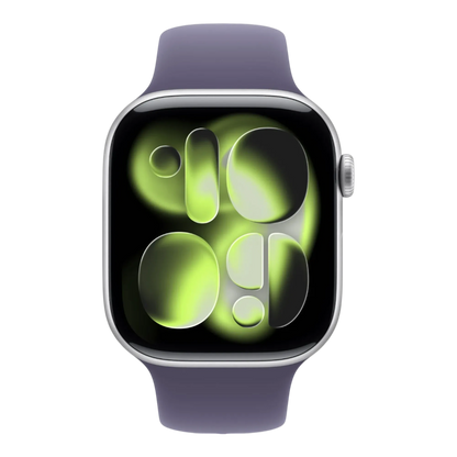 Apple Watch Series 11 GPS, 46mm Silver Aluminum Case with  Purple Fog Sport Band - S/M 45676e-4.myshopify.com Apple Apple Watch Series 11 GPS, 46mm Silver Aluminum Case with  Purple Fog Sport Band - S/M 45676e-4.myshopify.com Apple