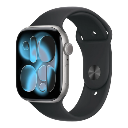 Apple Watch Series 11 GPS, 46mm Space Gray Aluminum Case with Black Sport Band - M/L 45676e-4.myshopify.com Apple Apple Watch Series 11 GPS, 46mm Space Gray Aluminum Case with Black Sport Band - M/L 45676e-4.myshopify.com Apple