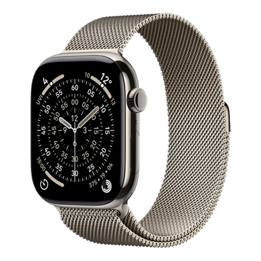 Apple Watch Series 11 GPS + Cellular, 46mm Natural Titanium Case with Natural Milanese Loop - S/M 45676e-4.myshopify.com Apple Apple Watch Series 11 GPS + Cellular, 46mm Natural Titanium Case with Natural Milanese Loop - S/M 45676e-4.myshopify.com Apple