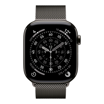 Apple Watch Series 11 GPS + Cellular, 46mm Slate Titanium Case with Slate Milanese Loop - M/L 45676e-4.myshopify.com Apple Apple Watch Series 11 GPS + Cellular, 46mm Slate Titanium Case with Slate Milanese Loop - M/L 45676e-4.myshopify.com Apple