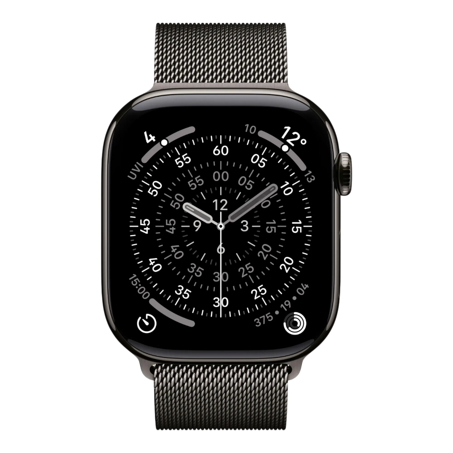 Apple Watch Series 11 GPS + Cellular, 46mm Slate Titanium Case with Slate Milanese Loop - S/M 45676e-4.myshopify.com Apple Apple Watch Series 11 GPS + Cellular, 46mm Slate Titanium Case with Slate Milanese Loop - S/M 45676e-4.myshopify.com Apple