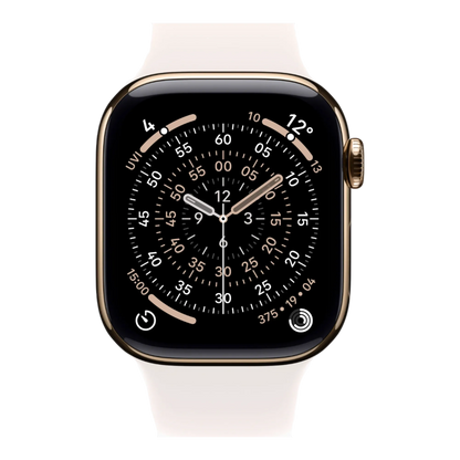 Apple Watch Series 11 GPS + Cellular, 42mm Gold Titanium Case with Light Blush Sport Band - S/M 45676e-4.myshopify.com Apple Apple Watch Series 11 GPS + Cellular, 42mm Gold Titanium Case with Light Blush Sport Band - S/M 45676e-4.myshopify.com Apple