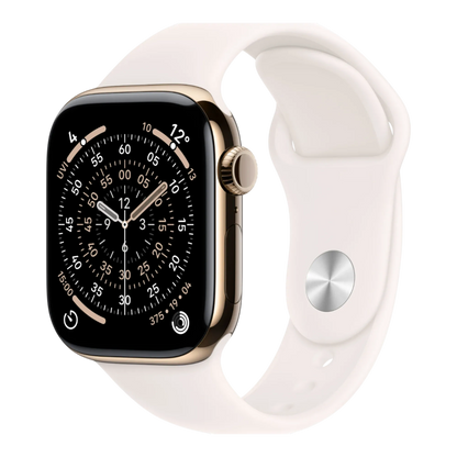 Apple Watch Series 11 GPS + Cellular, 42mm Gold Titanium Case with Light Blush Sport Band - S/M 45676e-4.myshopify.com Apple Apple Watch Series 11 GPS + Cellular, 42mm Gold Titanium Case with Light Blush Sport Band - S/M 45676e-4.myshopify.com Apple