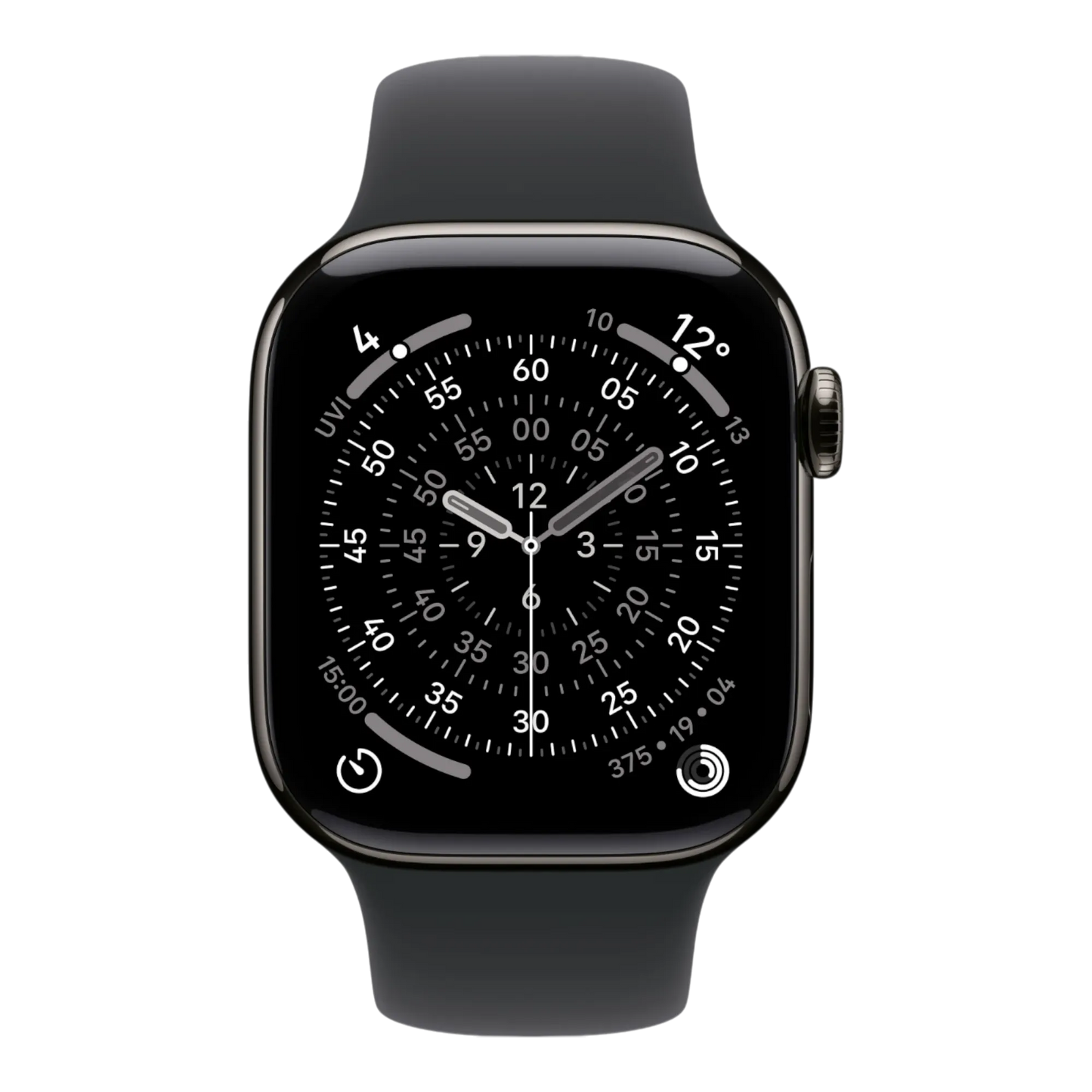 Apple Watch Series 11 GPS + Cellular, 42mm Slate Titanium Case with Black Sport Band -M/L 45676e-4.myshopify.com Apple Apple Watch Series 11 GPS + Cellular, 42mm Slate Titanium Case with Black Sport Band -M/L 45676e-4.myshopify.com Apple