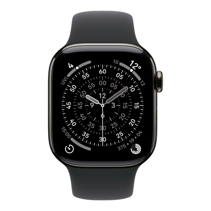 Apple Watch Series 11 GPS + Cellular, 42mm Slate Titanium Case with Black Sport Band -M/L 45676e-4.myshopify.com Apple Apple Watch Series 11 GPS + Cellular, 42mm Slate Titanium Case with Black Sport Band -M/L 45676e-4.myshopify.com Apple