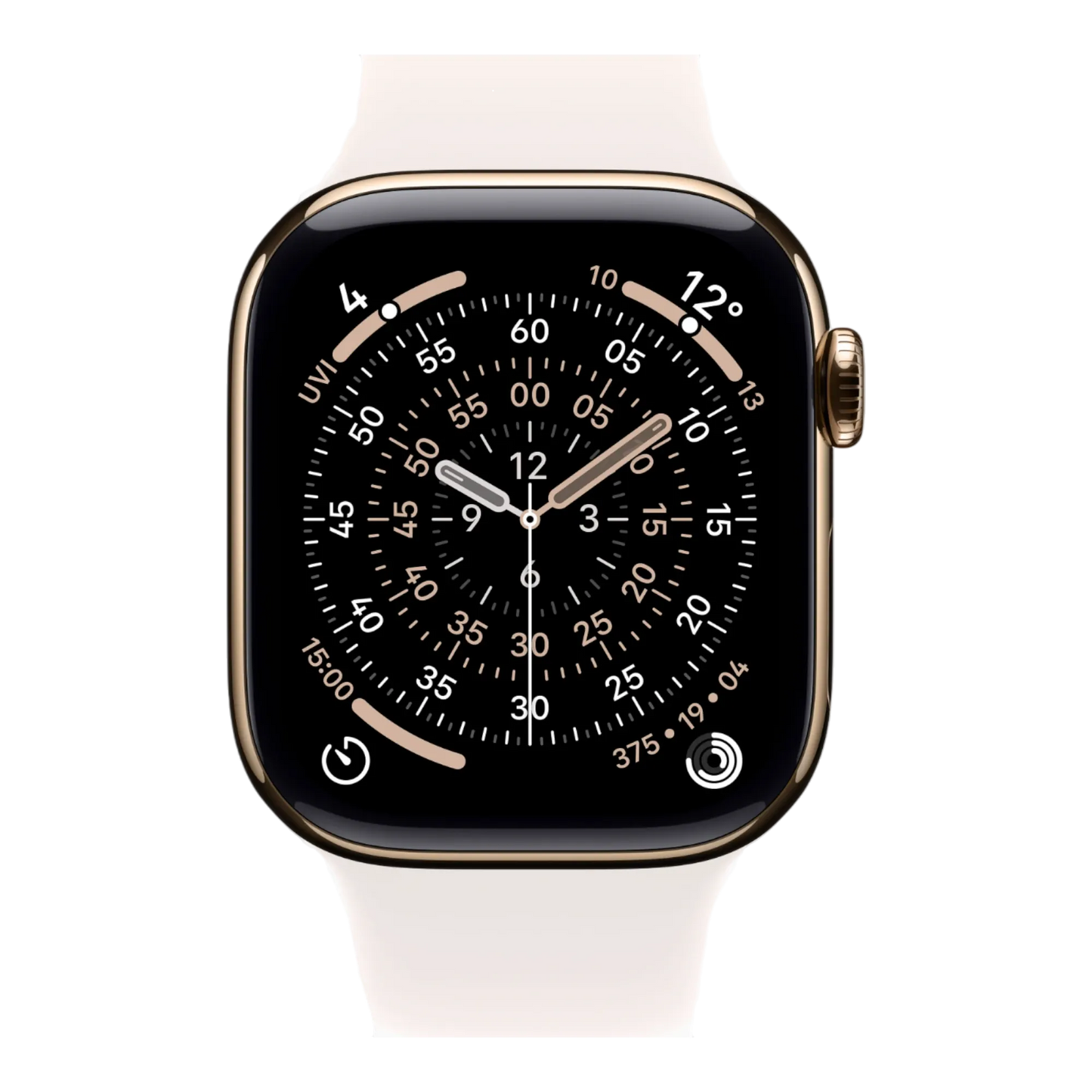 Apple Watch Series 11 GPS + Cellular, 42mm Gold Titanium Case with Light Blush Sport Band - M/L 45676e-4.myshopify.com Apple Apple Watch Series 11 GPS + Cellular, 42mm Gold Titanium Case with Light Blush Sport Band - M/L 45676e-4.myshopify.com Apple