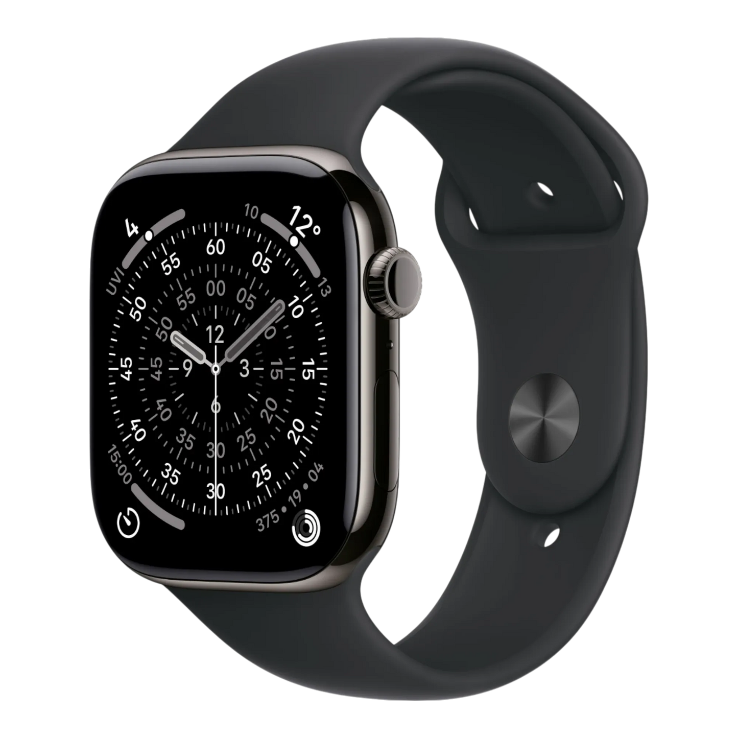 Apple Watch Series 11 GPS + Cellular, 46mm Slate Titanium Case with Black Sport Band - S/M 45676e-4.myshopify.com Apple Apple Watch Series 11 GPS + Cellular, 46mm Slate Titanium Case with Black Sport Band - S/M 45676e-4.myshopify.com Apple