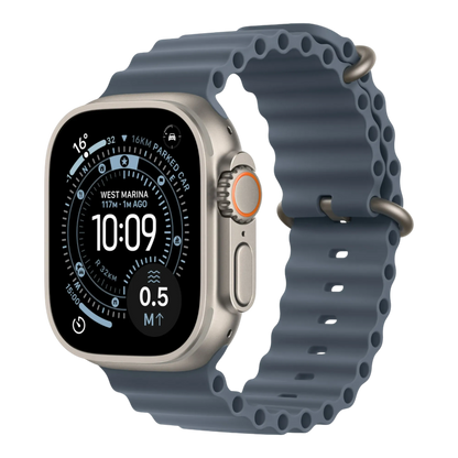 Apple Watch Ultra 3 GPS + Cellular, 49mm Natural Titanium Case with Anchor Blue Ocean Band 45676e-4.myshopify.com Apple Apple Watch Ultra 3 GPS + Cellular, 49mm Natural Titanium Case with Anchor Blue Ocean Band 45676e-4.myshopify.com Apple