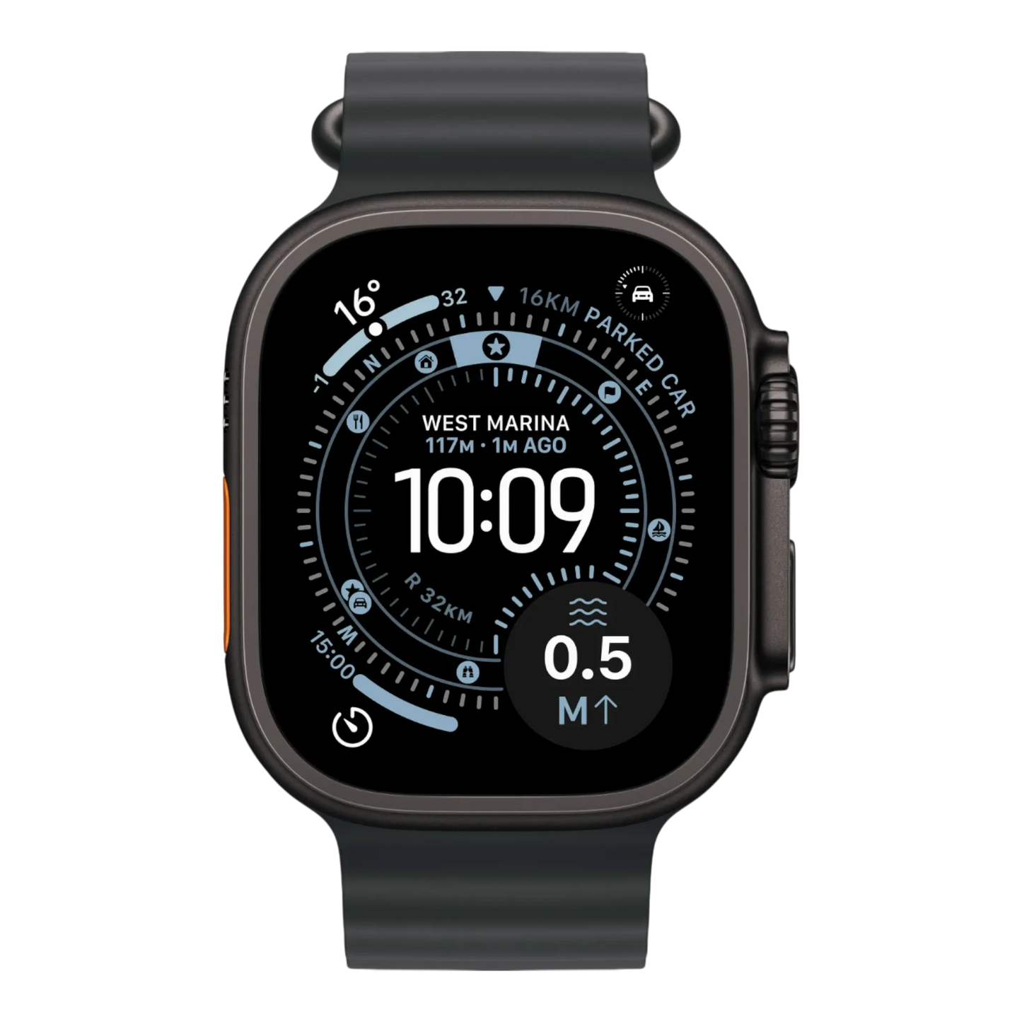 Apple Watch Ultra 3 GPS + Cellular, 49mm Black Titanium Case with Black Ocean Band 45676e-4.myshopify.com Apple Apple Watch Ultra 3 GPS + Cellular, 49mm Black Titanium Case with Black Ocean Band 45676e-4.myshopify.com Apple