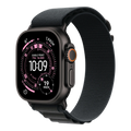 Apple Watch Ultra 3 GPS + Cellular, 49mm Black Titanium Case with Black Alpine Loop - Small