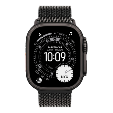 Apple Watch Ultra 3 GPS + Cellular, 49mm Black Titanium Case with Black Titanium Milanese Loop - Medium 45676e-4.myshopify.com Apple Apple Watch Ultra 3 GPS + Cellular, 49mm Black Titanium Case with Black Titanium Milanese Loop - Medium 45676e-4.myshopify.com Apple