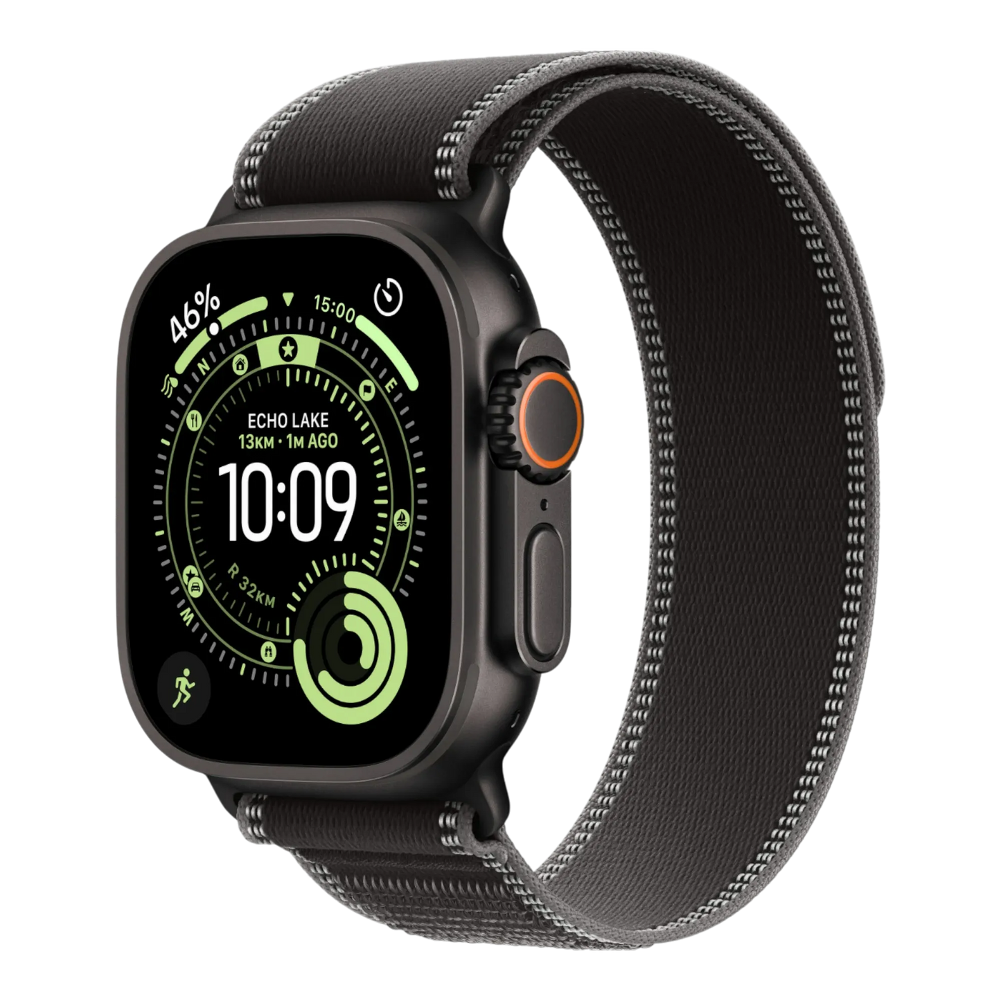Apple Watch Ultra 3 GPS + Cellular, 49mm Black Titanium Case with Black/Charcoal Trail Loop - M/L 45676e-4.myshopify.com Apple Apple Watch Ultra 3 GPS + Cellular, 49mm Black Titanium Case with Black/Charcoal Trail Loop - M/L 45676e-4.myshopify.com Apple