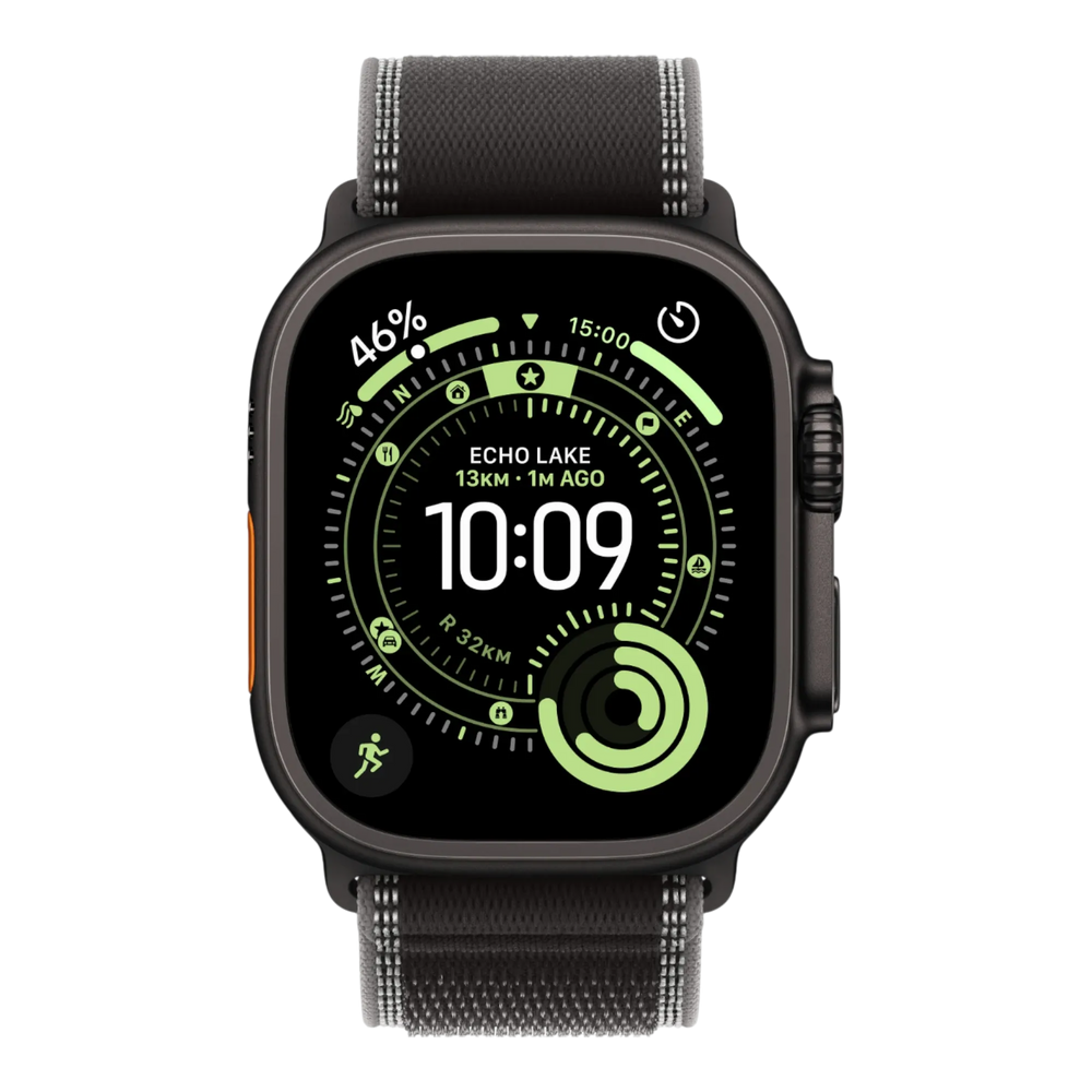 Apple Watch Ultra 3 GPS + Cellular, 49mm Black Titanium Case with Black/Charcoal Trail Loop - M/L 45676e-4.myshopify.com Apple Apple Watch Ultra 3 GPS + Cellular, 49mm Black Titanium Case with Black/Charcoal Trail Loop - M/L 45676e-4.myshopify.com Apple
